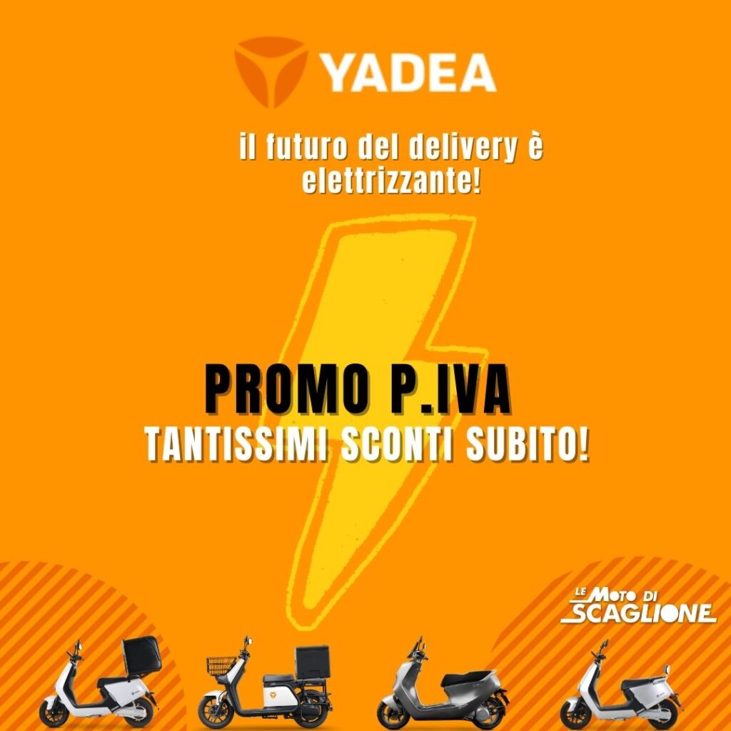 Promozione P.IVA Scooter elettrici YADEA